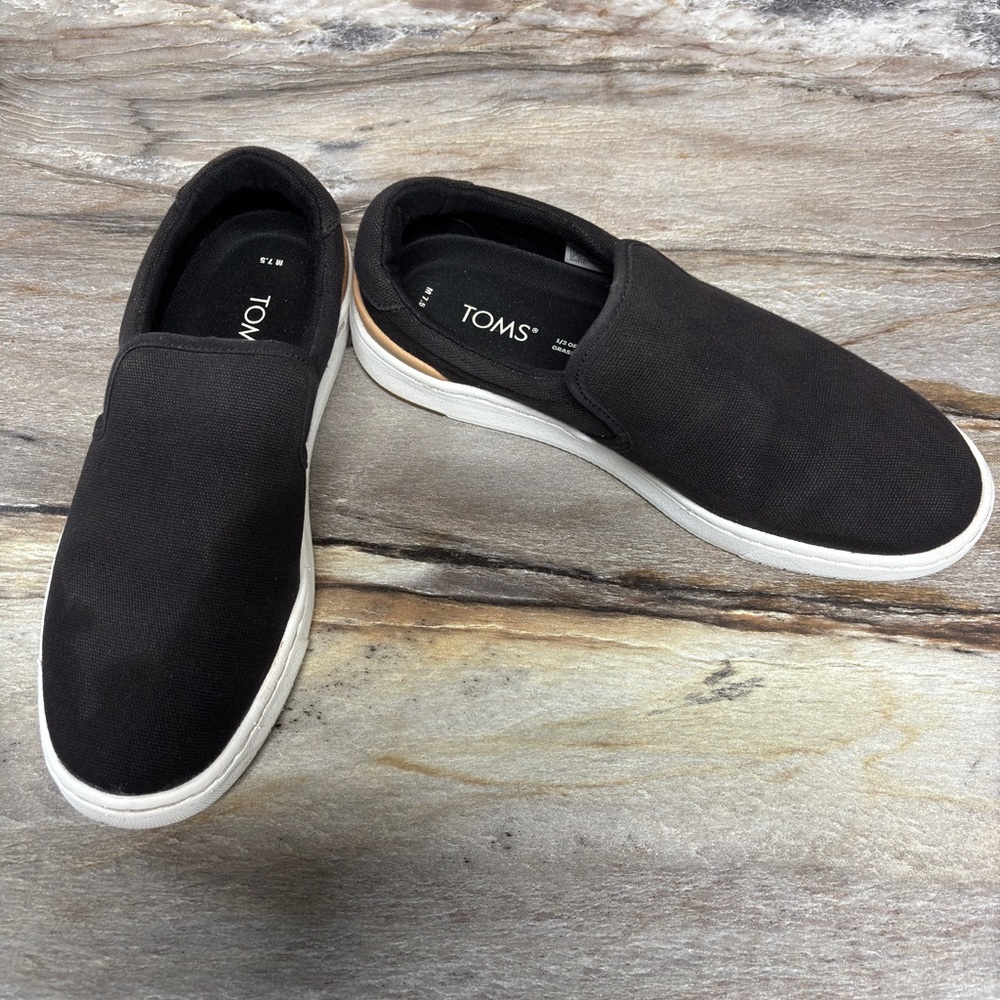 TOMS Women’s Black Slip-On Loafers